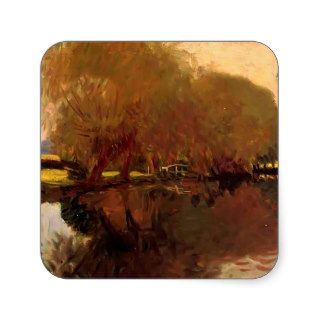 John Sargent  A Backwater at Calcot Near Reading Sticker