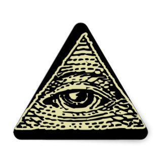 All Seeing Eye Triangle Sticker