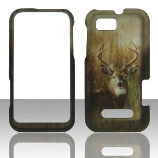2D Buck Deer Motorola Defy XT XT556 / XT557 Case Cover Phone Snap on Cover Cases Protector Faceplates Cell Phones & Accessories