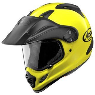 Arai XD4 Solid Flourescent Yellow Helmet   Color  Yellow   Size  Small Automotive