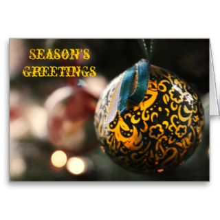 Formal Season's Greetings Card
