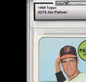 1969 Topps #573 Jim Palmer   GAI NmMt (8) Sports Collectibles