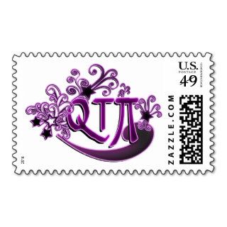 QTPi Phonetic Cutie Pie ie Pretty Girl Postage Stamp