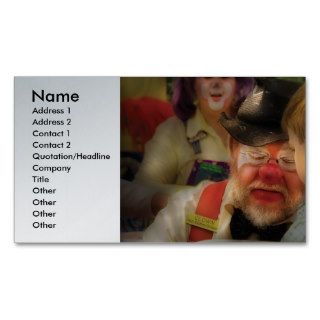 Clown   Face Painting Business Card Template