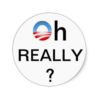 Anti Obama Window Decal Round Sticker