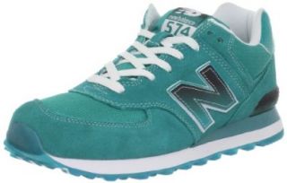New Balance Men's ML574 Summer Nights Lace Up Fashion Sneaker, Teal, 13 D US Shoes