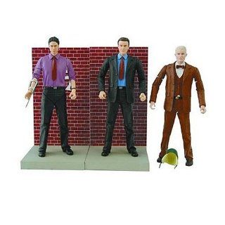 Buffy The Vampire Slayer Watcher's Guide Box Set of 3 Action Figures (Rupert Giles, Wesley Wyndham Price & Spike as Randy Giles) Toys & Games