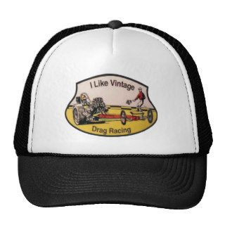 Vintage Drag Racing Mesh Hats