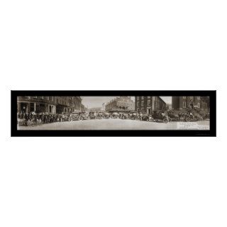 Brookville Parade PA Photo 1908 Print