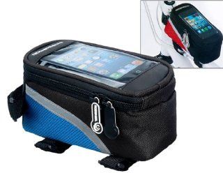 Canvas Waterproof Cell Phone Bag for Bicycles  Bmx Bike Components  Sports & Outdoors
