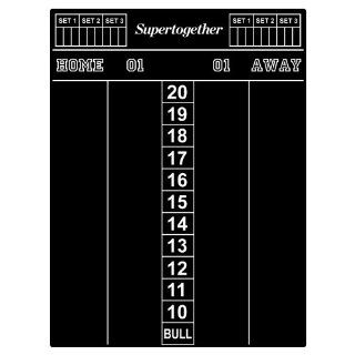 Repositionable Darts Scoreboard Chalkboard Wall Sticker   Large (576 x 761 mm) Decal   Childrens Dry Erase Boards