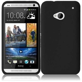 BasAcc Black Silicone Case for HTC One M7 BasAcc Cases & Holders