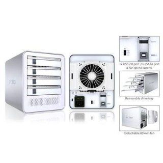 New Icy Dock Mb561us 4s Storage Sb Aluminum Hard Drive Enclosure Pearl White 4 Bay 3.5inch Computers & Accessories