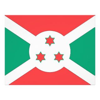 Burundi Flag Flyer Design
