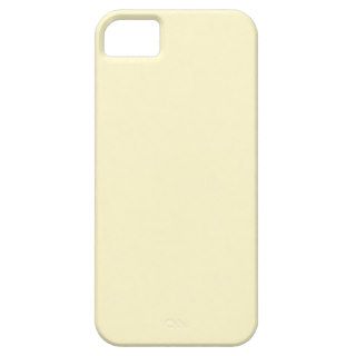 Lemon Chiffon Color Design Stylish Personalizable iPhone 5 Cover
