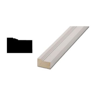 Woodgrain Millwork WM 180 1 3/16 in. x 2 in. x 84 in. Prime Wood Finger Jointed Brickmould Moulding 109608