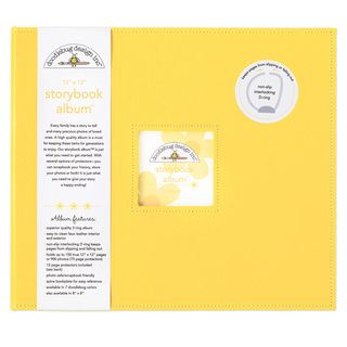 Doodlebug Bumblebee Storybook Album (12 x 12) Doodlebug Scrapbook Albums