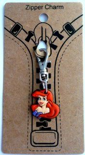 Ariel Princess in Little Mermaid Disney ZIPPER CHARM ~ Bag Purse Jacket Travel Suitcase Luggage Zip Charm ~ 0.75 X 0.75 inch  Other Products  