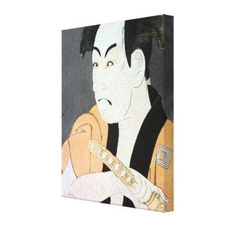奴一平, 写楽 Edo Kabuki Actor, Sharaku, Ukiyo e Gallery Wrap Canvas