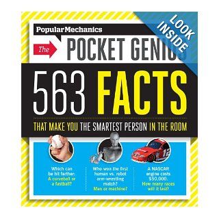 Popular Mechanics The Pocket Genius 563 Facts That Make You the Smartest Person in the Room Susan Randol 9781588168795 Books