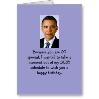 Obama birthday wishes greeting cards