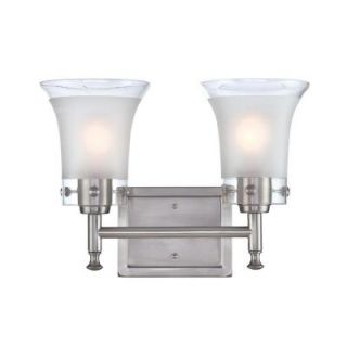 Illumine Designer Collection 2 Light Wall Steel Incandescent Bathroom Vanity CLI LS 16732