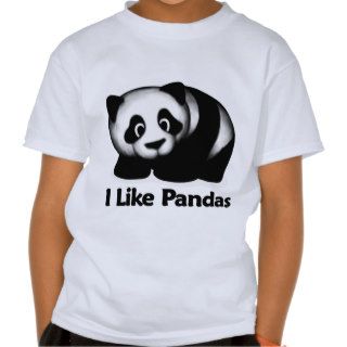 I Like Pandas T shirt