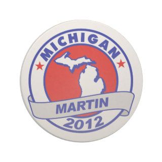 Michigan Andy Martin Beverage Coasters