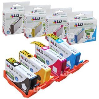 LD Remanufactured HP 564 XL Set of 4 Inkjet Cartridges 1 Black CN684WN, CB323WN, Magenta CB324WN, Yellow CB325WN with working Ink Indicator Chips Electronics