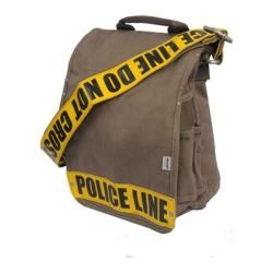 Ducti Police Line Utility Messenger Bag Yellow Ducti Fabric Messenger Bags