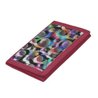 Colorful abstract design with every shape wallets