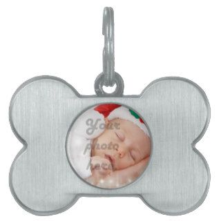 Personalized photo pet ID tags