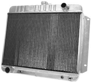 Griffin Radiator 6 565CD CAX Aluminum Radiator with Transmission Cooler and 2 Rows of 1.25" Tube for Pontiac GTO Automotive