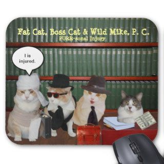 Funny Legal Cats Mousepads