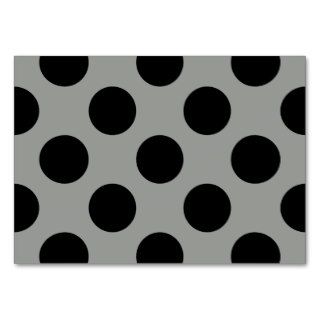 Artistic Abstract Retro Polka Dots Gray Black Business Card Template