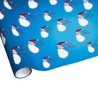 Merry Christmas Hi Ho Santa Wrapping Paper