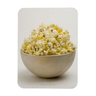 Popcorn full in a bowl magnet