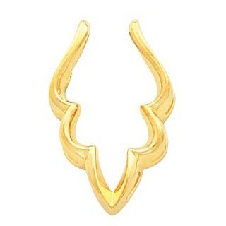 CleverEve's 14K Yellow Gold Enhancer Pendant Enhancer Pendant Necklaces Jewelry