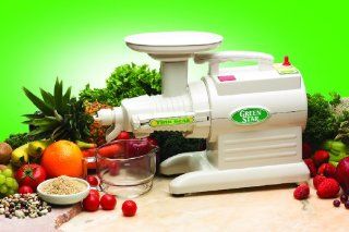 Green Star GS3000 Juicer and Peanut Butter Grinder Electric Dual Auger Masticating Juicers Kitchen & Dining