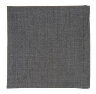 100% Wool Suiting Blended Charcoal Pocket Square at  Mens Clothing store Handkerchiefs