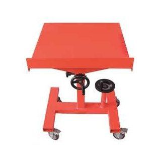 Dayton 11A567 Tilting Work Stand, Cap 300 lb, Red Industrial Hardware