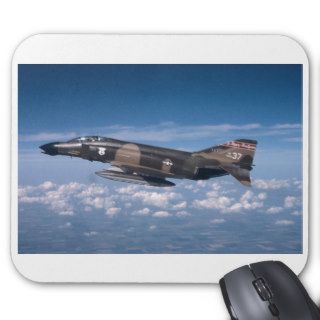 F 4 Aircraft Phantom II Fighter / Bomber Aircraft Mouse Pads