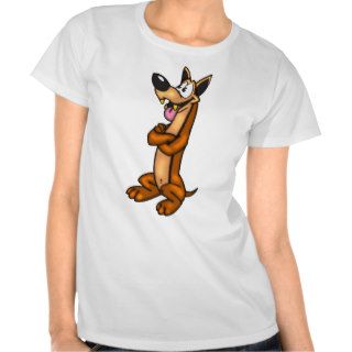 Cartoon Dog Crossing His Arms Shirt