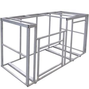 Cal Flame 6 ft. Outdoor Kitchen Island Frame Kit KD F6002