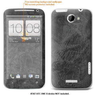 Protective Decal Skin Sticker for AT&T HTC ONE X "AT&T version" case cover attONEx 568 Electronics