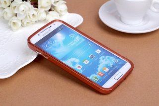 MGT Hot Sale Deluxe Aluminum Metal Bumper Frame Case for Samsung Galaxy S4 I9500 SIV Orange Cell Phones & Accessories