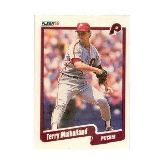 1990 Fleer #568 Terry Mulholland UER/(Did You Know refers/to Dave Magadan) Sports Collectibles