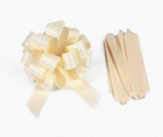Ivory Wedding Pew Bows   Solid Color Party Supplies & Solid Color Pew Bows & Aisle Runners Health & Personal Care