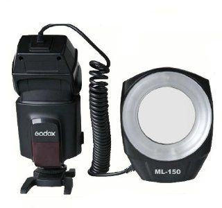 Godox ML 150 Professional Macro Ring Flash Light For DSLR Cameras Canon Nikon Olympus Pentax (Speedlite for Closeup Shooting)  On Camera Macro And Ringlight Flashes  Camera & Photo