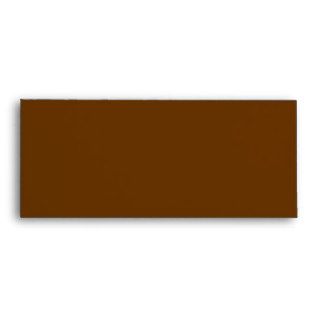 Blank #10 Chocolate Brown Business Envelopes